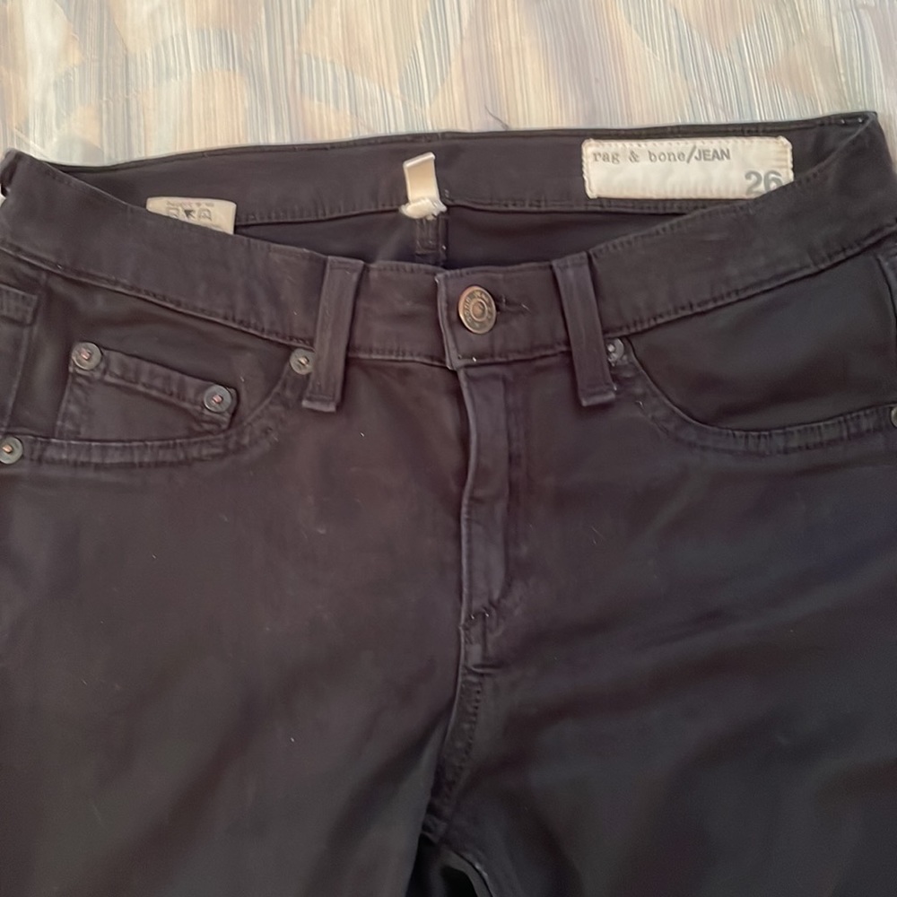 Rag & Bone Black Legging Skiny Jeans - Picture 3 of 5